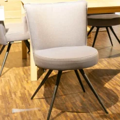 Venjakob Stuhlsets|6-er Stuhlgruppe LS 010317 Bezug Amsterdam Blau Gestell Metall Anthrazit Matt