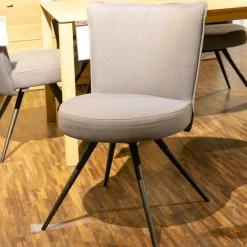 Venjakob Stuhlsets|6-er Stuhlgruppe LS 010317 Bezug Amsterdam Blau Gestell Metall Anthrazit Matt