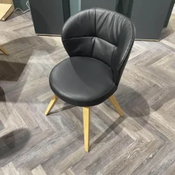 Hartmann Stuhlsets|6er Stuhlset Romy Bezug Leder 40 16 Gestell Kerneiche Natur Massiv Ohne Tisch