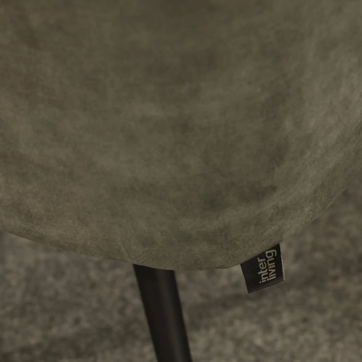 Mobitec Stuhlsets|6er-Ser Set Stuhl 5110 Stoff Genova Forest Grau Gestell Metall Schwarz