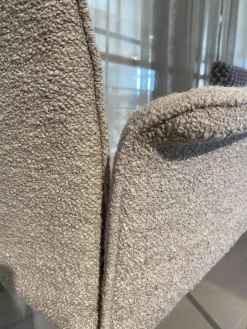 Christine Kröncke Stuhlsets|4er-Set Armlehnstuhl Jaro 200 Stoff 071 Ash Beige Grau Gestell Schwarz Gepulvert