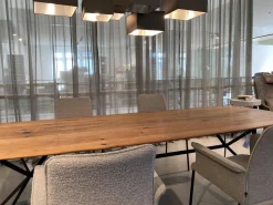 Christine Kröncke Stuhlsets|4er-Set Armlehnstuhl Jaro 200 Stoff 071 Ash Beige Grau Gestell Schwarz Gepulvert