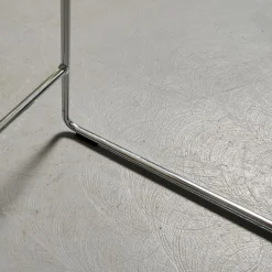 Tonon Barhocker & Barstühle|2er-Set Barhocker Wave Bezug Eco-Leder Schwarz Gestell Verchromt Inklusive Gleiter