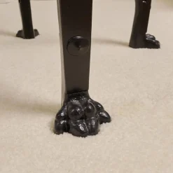 Donghia Stuhlsets|2er-Set Eisensäule Schwarz Mit Marmorplatte