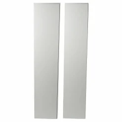 Piure Regale|2er-Set Hängeregal Flex Lack Matt Weiss P01