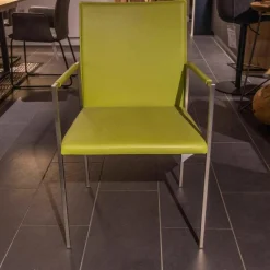 Scholtissek Stuhlsets|2er-Set Kosmos II Armlehnstuhl Leder Apple 2-38 Grün