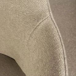 Flexform Stuhlsets|4er-Set Leda Stühle Stoffbezug Ernest 344 Beige mit Armlehnen