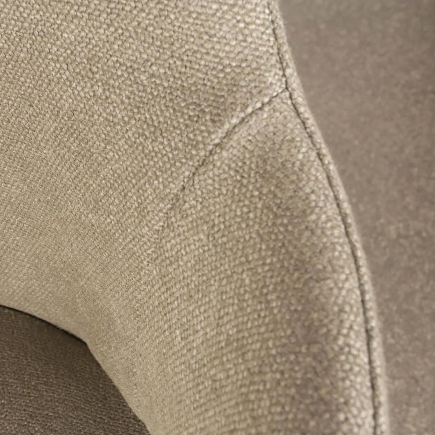 Flexform Stuhlsets|4er-Set Leda Stühle Stoffbezug Ernest 344 Beige mit Armlehnen