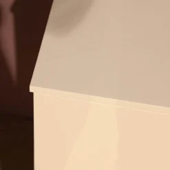 Sudbrock Nachttische|2er-Set Nachtkommode Miria Glattlack 419 Blütenweiß Zargen 023 Birke Sahara Mit Push Beschlag