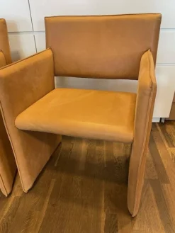 COR Stuhlsets|4er-Set Noto Stoff 400 Camel Braun