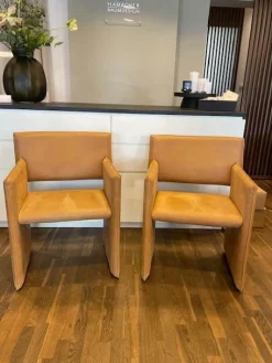 COR Stuhlsets|4er-Set Noto Stoff 400 Camel Braun