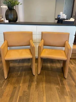 COR Stuhlsets|4er-Set Noto Stoff 400 Camel Braun