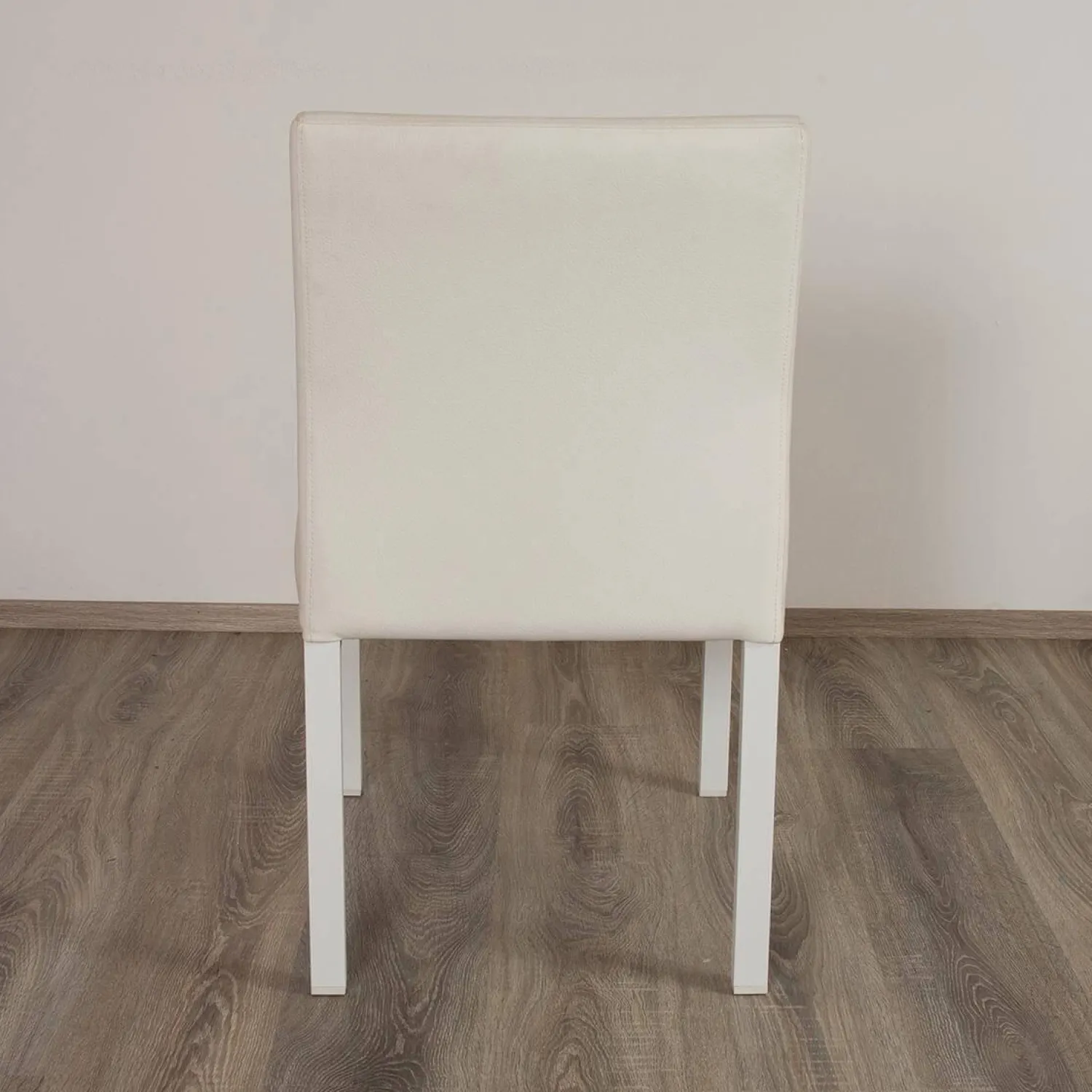 Manutti Gartenstühle|4er-Set Outdoorstühle Liner Kunstleder Weiß