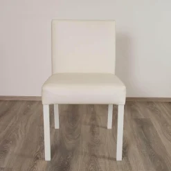 Manutti Gartenstühle|4er-Set Outdoorstühle Liner Kunstleder Weiß