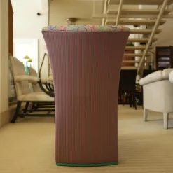 Luxus Stuhlsets|2er-Set Polsterstuhl Extra Stoff Mehrfarbig Füße Stoffbezogen