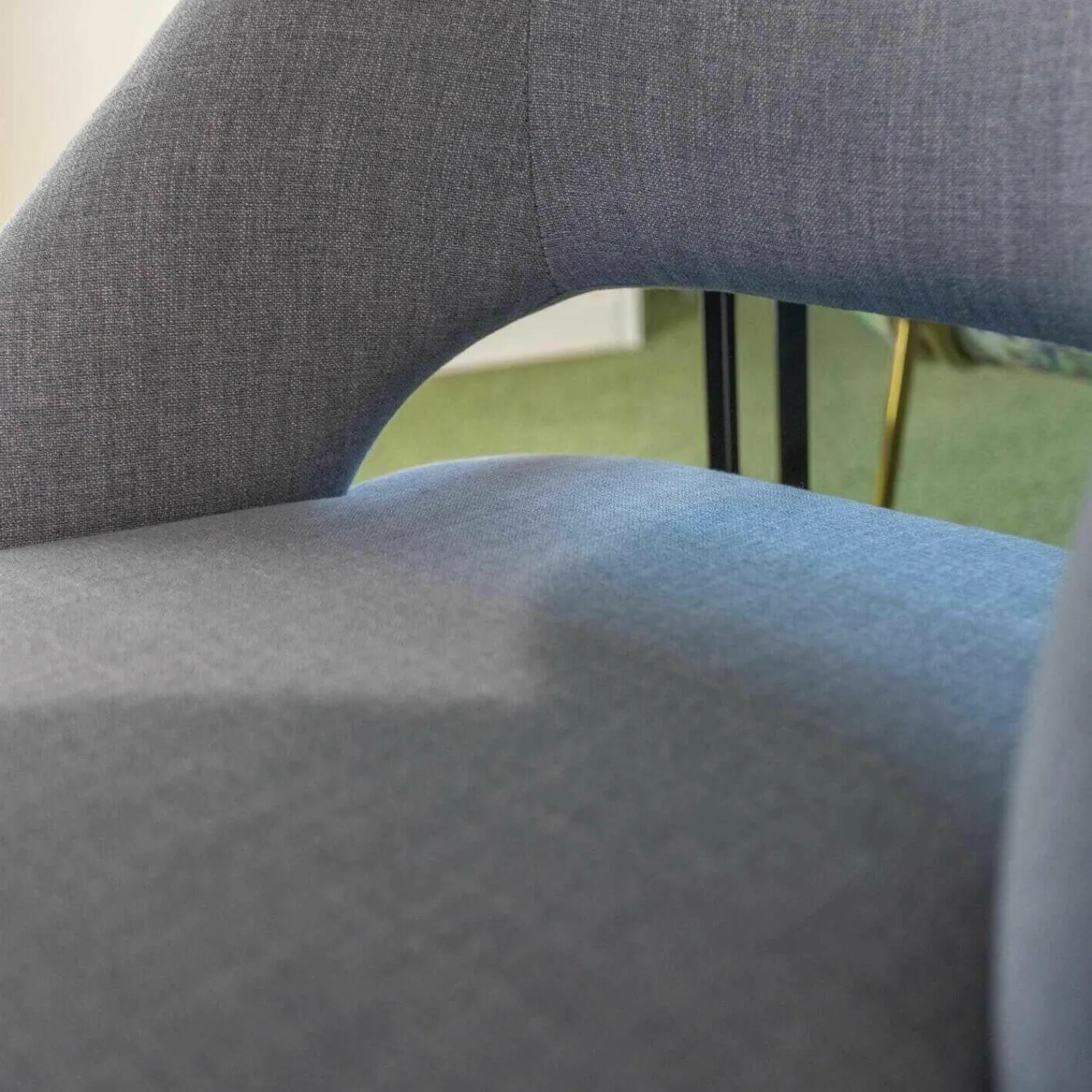 Troels Stuhlsets|2er-Set Sessel Alf Eiche Schwarz Stoff 401 Casual 58 Light Blue