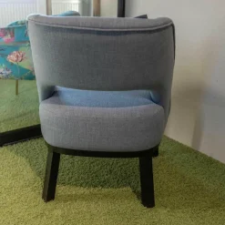 Troels Stuhlsets|2er-Set Sessel Alf Eiche Schwarz Stoff 401 Casual 58 Light Blue