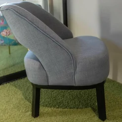 Troels Stuhlsets|2er-Set Sessel Alf Eiche Schwarz Stoff 401 Casual 58 Light Blue