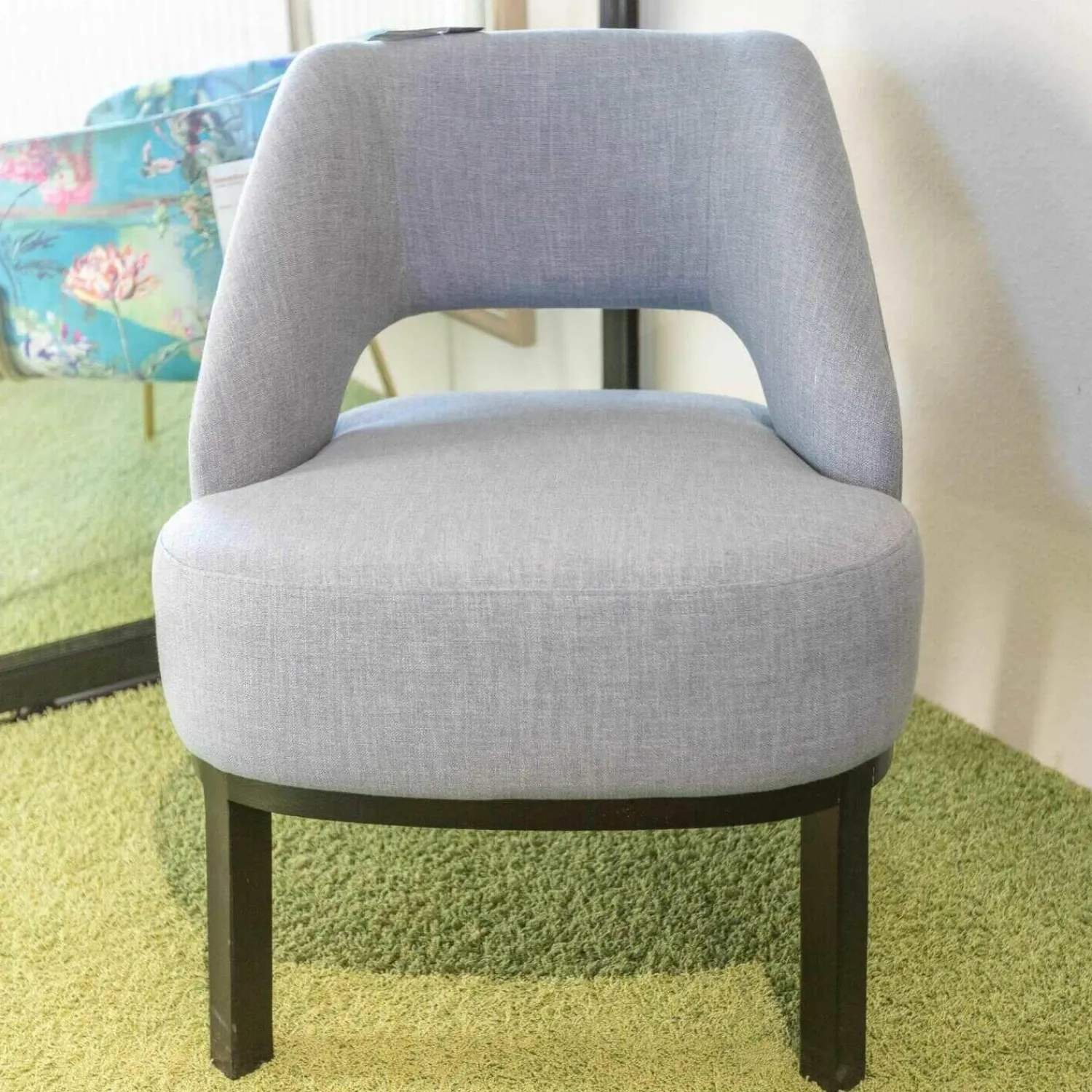 Troels Stuhlsets|2er-Set Sessel Alf Eiche Schwarz Stoff 401 Casual 58 Light Blue