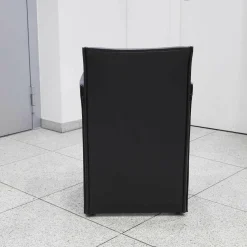 Cassina Stuhlsets|2er-Set Sessel Break 401 14 Leder 13 mit Rollen