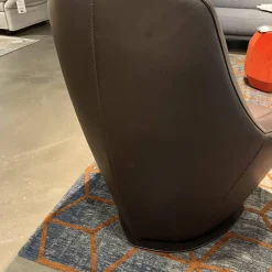 Leolux Stuhlsets|2er-Set Sessel Cantate Leder Raffino 210 Mustang Fuß Stahl Epoxy E2200 Nuit