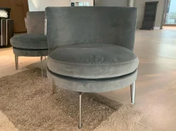 Flexform Relaxsessel|2er-Set Sessel Feel Good FG 5 Drehbar Füße Satiniert