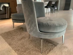 Flexform Relaxsessel|2er-Set Sessel Feel Good FG 5 Drehbar Füße Satiniert