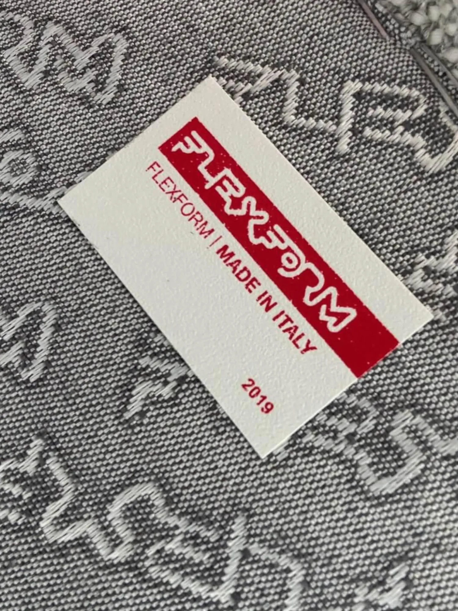 Flexform Relaxsessel|2er-Set Sessel Guscioalto Stoff Extra Ebe 1164 Grau Gestell Metall Brüniert Inklusive Kissen