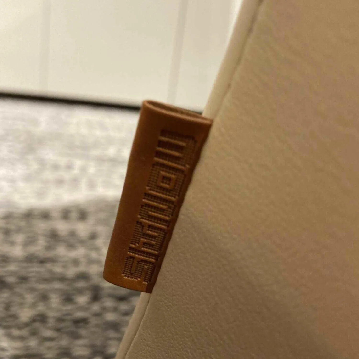 Montis Stuhlsets|2er-Set Sessel Windy Leder Elmosoft 02119 Beige mit Chromfüßen