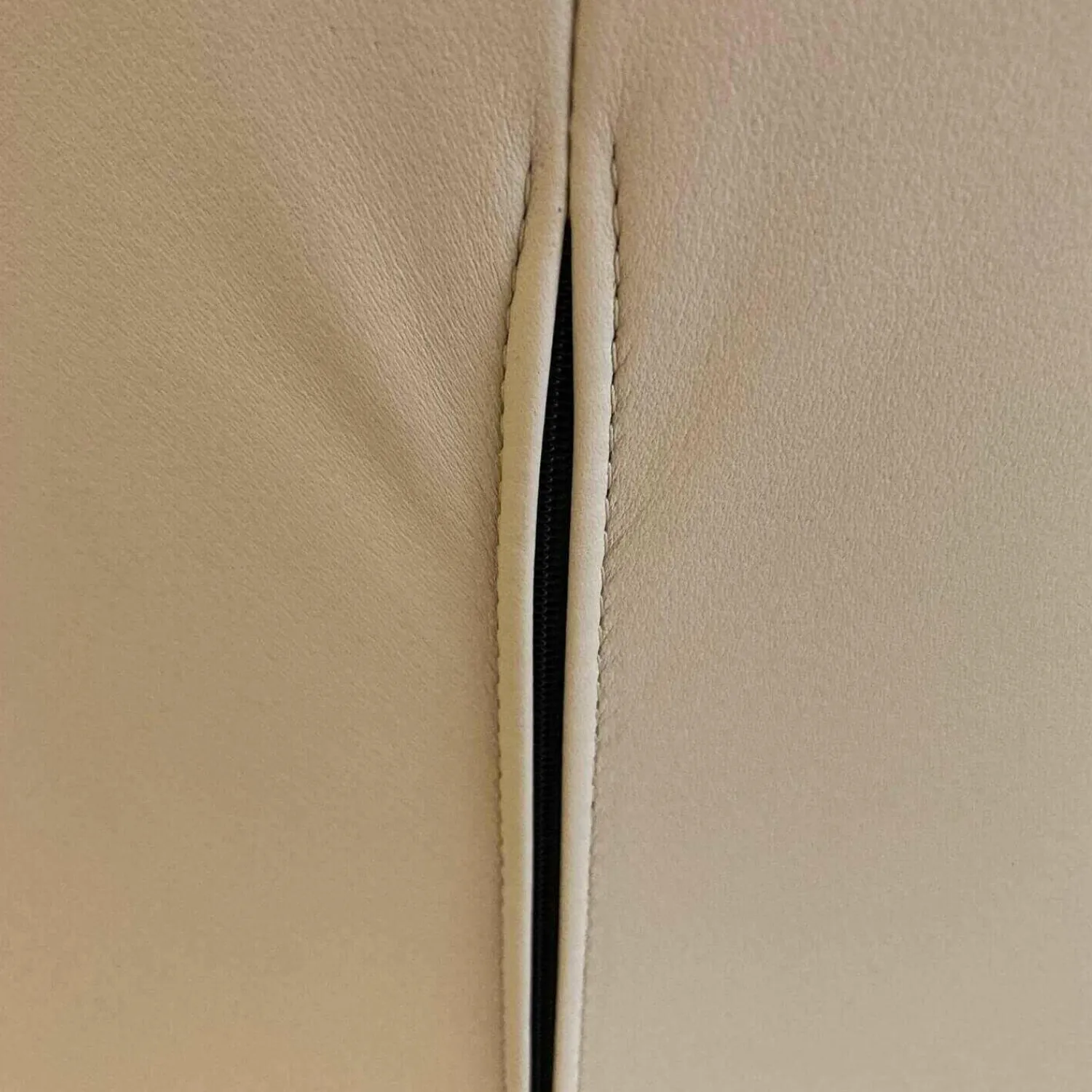 Montis Stuhlsets|2er-Set Sessel Windy Leder Elmosoft 02119 Beige mit Chromfüßen