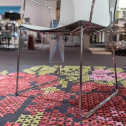 Arper Stuhlsets|2er-Set Stühle Catifa 46 Kufengestell Polyprophylen Zweifarbig PO00217 Minz/Weiß Stahl CRO Verchromt