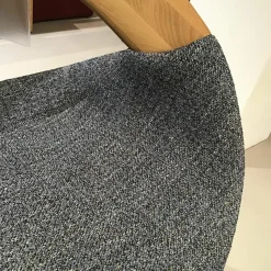 Hartmann Stuhlsets|6er-Set Stühle Harta Stoff Marine Grau Gestell Metall Anthrazit mit Drehfunktion