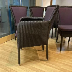 Accente Stuhlsets|6er-Set Stühle Nova Loomgeflecht Stoffbezug 70069-0003 Lila