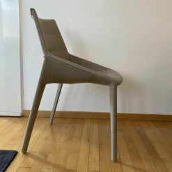 Molteni & C Stuhlsets|4er-Set Stühle OSE1 Nubukleder Beige