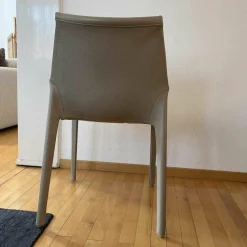 Molteni & C Stuhlsets|4er-Set Stühle OSE1 Nubukleder Beige