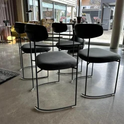 Potocco Stuhlsets|4er-Set Stuhl 922 Keel Indoor Stoff Cortina 53 Grau