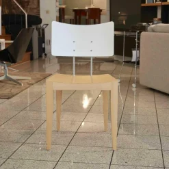 Tonon Stuhlsets|4er-Set Stuhl 711-25 Sitz Sperrholz Buche Rücken Edelstahl