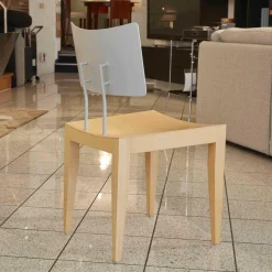 Tonon Stuhlsets|4er-Set Stuhl 711-25 Sitz Sperrholz Buche Rücken Edelstahl