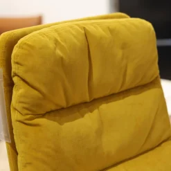 KFF Stuhlsets|2er-Set Stuhl Arva Stoff Seven Ocre 23 Gelb Gestell Metall Schwarz