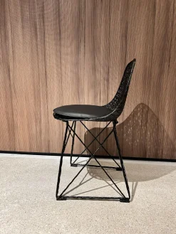 Moooi Stuhlsets|2er-Set Stuhl Carbon Chair Schwarz Mit Kissen