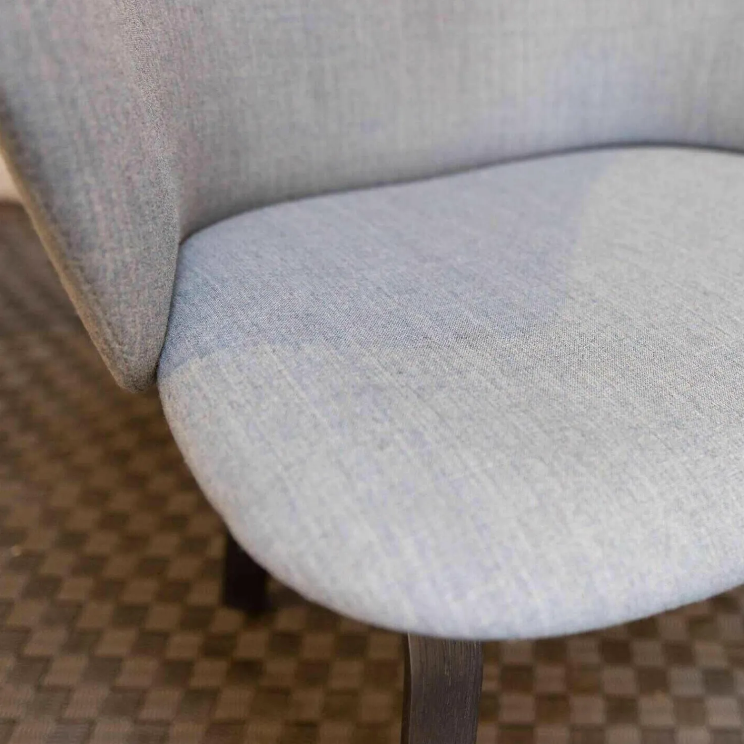 Arco Stuhlsets|2er-Set Stuhl Close Stoff Blau