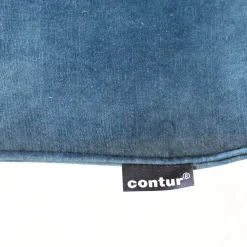 Contur Stuhlsets|2er-Set Stuhl CO Matrix Bezug Stoff Adore Petrol Füße Stahl Schwarz Pulverbeschichtet