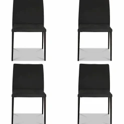 Walter Knoll Stuhlsets|4er-Set Stuhl DEEN 1600 Stoff Kerala 7698 Moonlight Grau