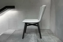 Draenert Stuhlsets|2er-Set Stuhl Dexter 2056 ohne Armlehne Leder 2 Elmosoft Weiß