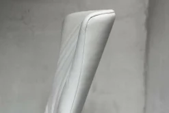 Draenert Stuhlsets|2er-Set Stuhl Dexter 2056 ohne Armlehne Leder 2 Elmosoft Weiß