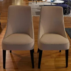 B&B Italia Stuhlsets|6er-Set Stuhl Febo Maxalto Apta Stoff Licata Natur Beine Eiche Schwarz