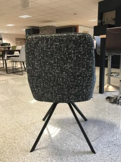 Venjakob Stuhlsets|2er-Set Stuhl Greta 2274 Stoff Innenschale Dallas Anthrazit Außenschale Enschede