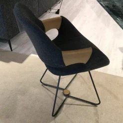 Hartmann Stuhlsets|4er-Set Stuhl Harta Stoff Mittelgrau Kerneiche Umato Drahtgestell Schwarz