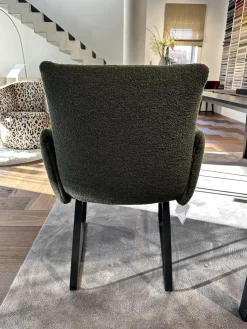 Bielefelder Werkstätten Stuhlsets|2er-Set Stuhl Heaven Dining Stoff Queen BW1775 311 Grün Metallgestell Kufe Schwarz