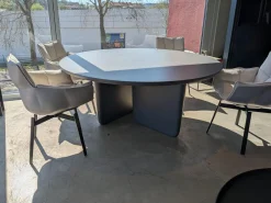 B&B Italia Stuhlsets|4er-Set Stuhl Husk Stoff Asolo Bastfarben Gestell Schwarz